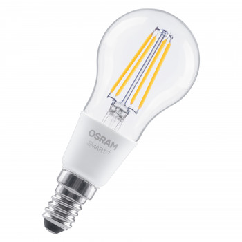 Osram SMART+ Matter Filament Classic P40 827 viedā spuldze, regulējama spilgtuma, E14, 4 W, silti baltas gaismas, Wi-Fi