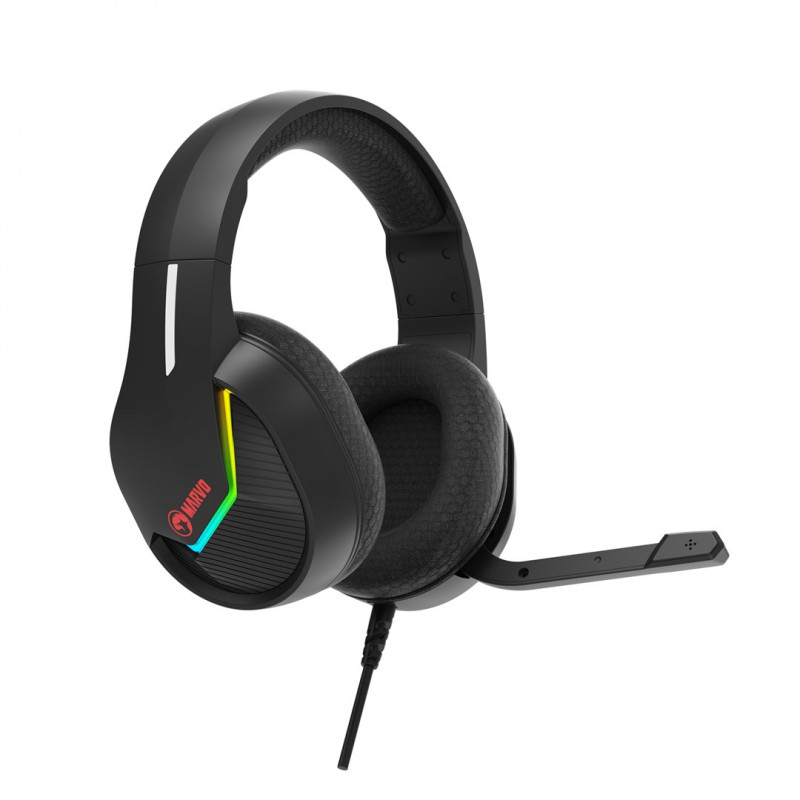 Marvo Tactic 40 H8618 BK austiņas spēlētājiem, vadu, RGB, melnas