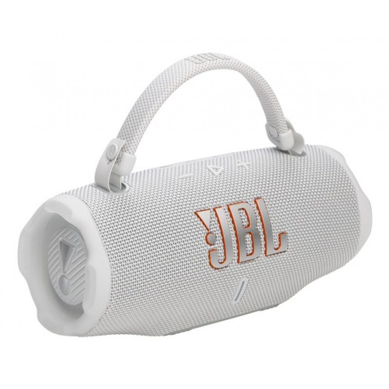 JBL Charge 6 portatīvā Bluetooth skanda, balta