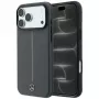 Mercedes Leather Semi Wrap with Iconic Line MagSafe vāciņš tālrunim iPhone 18 Pro Max / 17 Pro Max, antracītpelēks