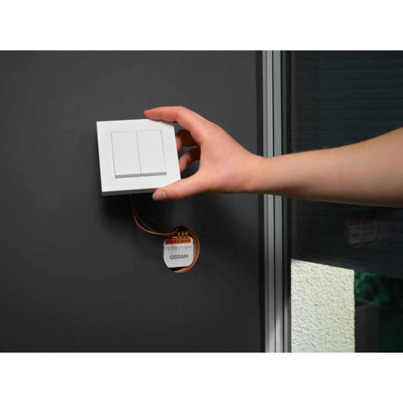 Osram SMART+ WiFi aizkaru slēdža modulis, baltā krāsā
