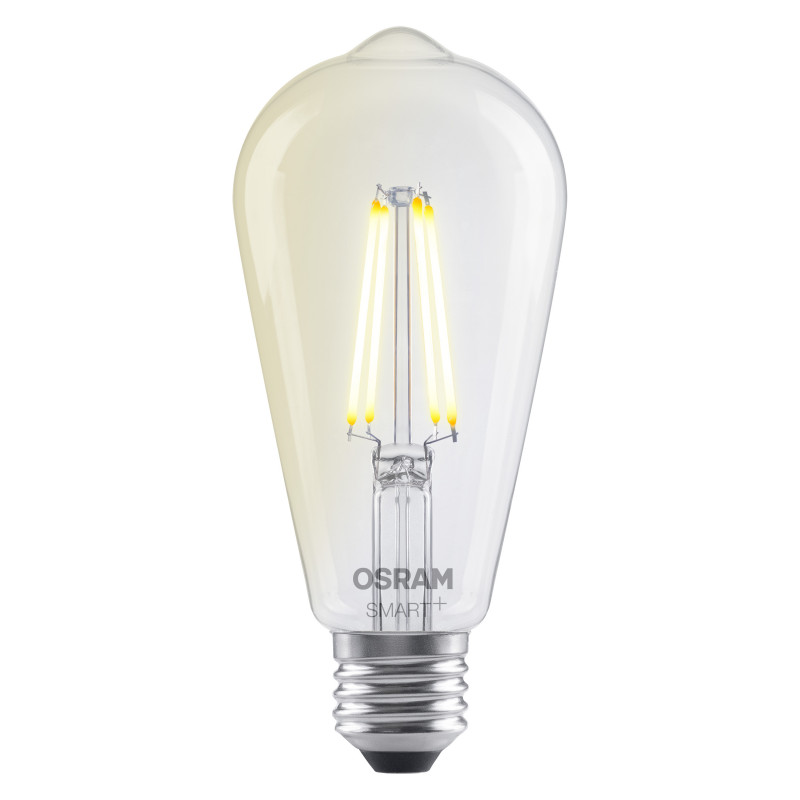 Osram SMART+ MATTER Dimmable Classic Edison 60 827 E27 viedā spuldze, 6 W, siltā baltā krāsā, Wi-Fi
