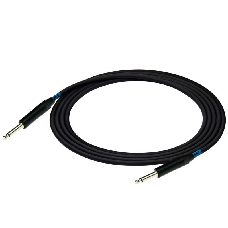 SSQ JMPJMP2 Pro audio kabelis: 6,3 mm mono Jack uz 6,3 mm mono Jack, Neutrik savienotāji, 2 m