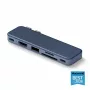 Satechi ST-HUSNB USB-C Snap Hub centrmezgls, indigo krāsā