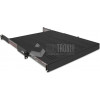 Wirewin SHELF PO 600 BL izvelkams 19 collu 1U plaukts, slodze līdz 35 kg, melns
