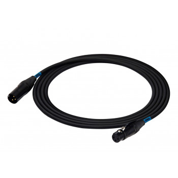 SSQ DMX1 SS-1838 vads XLR spraudnis - XLR ligzda, 1 m, melns