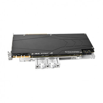 Thermaltake Pacific V-GTX 1080 Ti (CL-W184-CU00TR-A) priekš ASUS ROG STRIX, caurspīdīgs