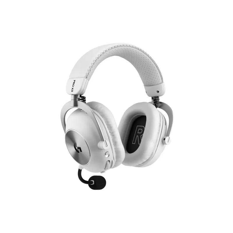 Logitech G Pro X3 Lightspeed austiņas, baltā krāsā (981-001748)