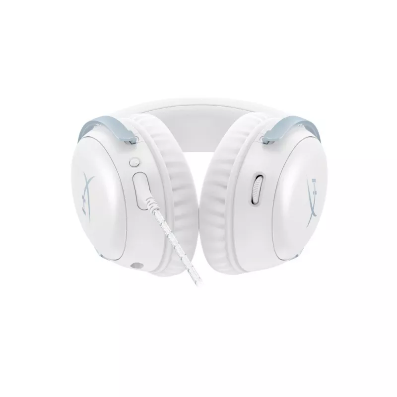HyperX Cloud III spēļu austiņas ar mikrofonu, baltzilas, DF7F1AA