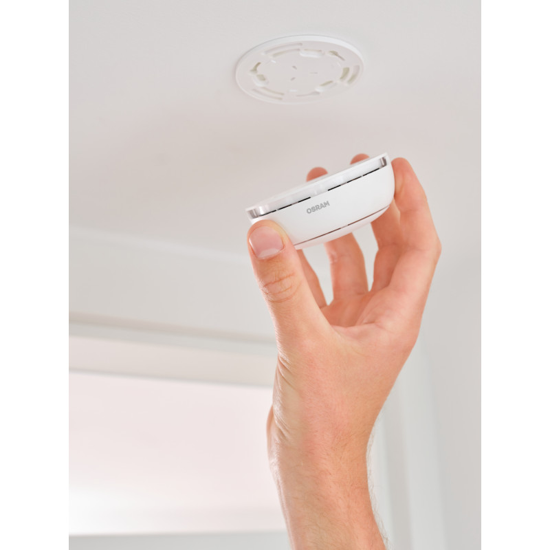 Osram SMART+ viedais dūmu sensors ar Wi-Fi, balts