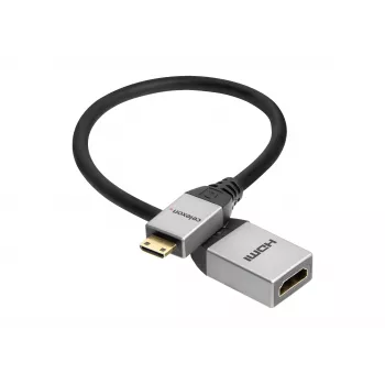 celexon Mini HDMI M/F pāreja ar Ethernet, 2.0a/b, 4K, Professional