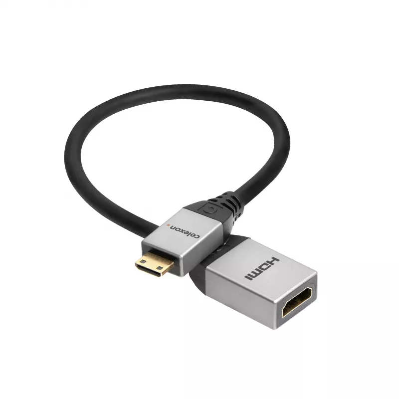 celexon Mini HDMI M/F pāreja ar Ethernet, 2.0a/b, 4K, Professional