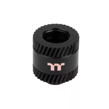 Thermaltake Pacific SF 20 mm pagarinājuma fitings (ligzda–spraudnis), matēti melns, CL-W392-CU00MK-A
