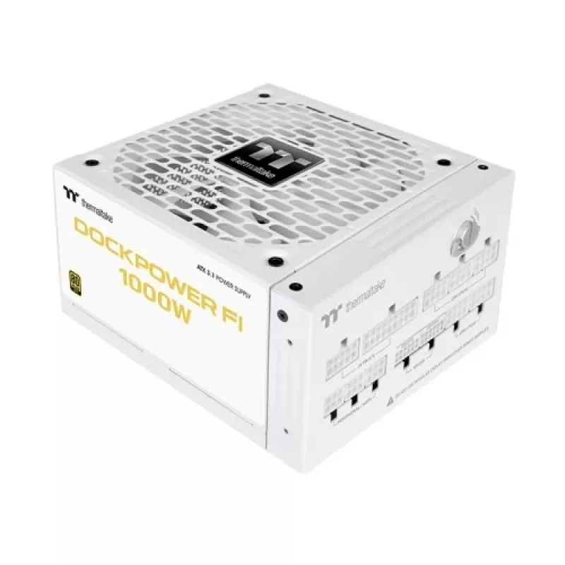 Barošanas bloks Thermaltake Dockpower FI 1000W, 80 PLUS Gold, balts