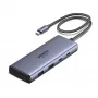 Ugreen CM498 USB centrmezgls (1x USB-C PD, 2x USB-C, 2x USB-A 3.2 Gen2), 45379