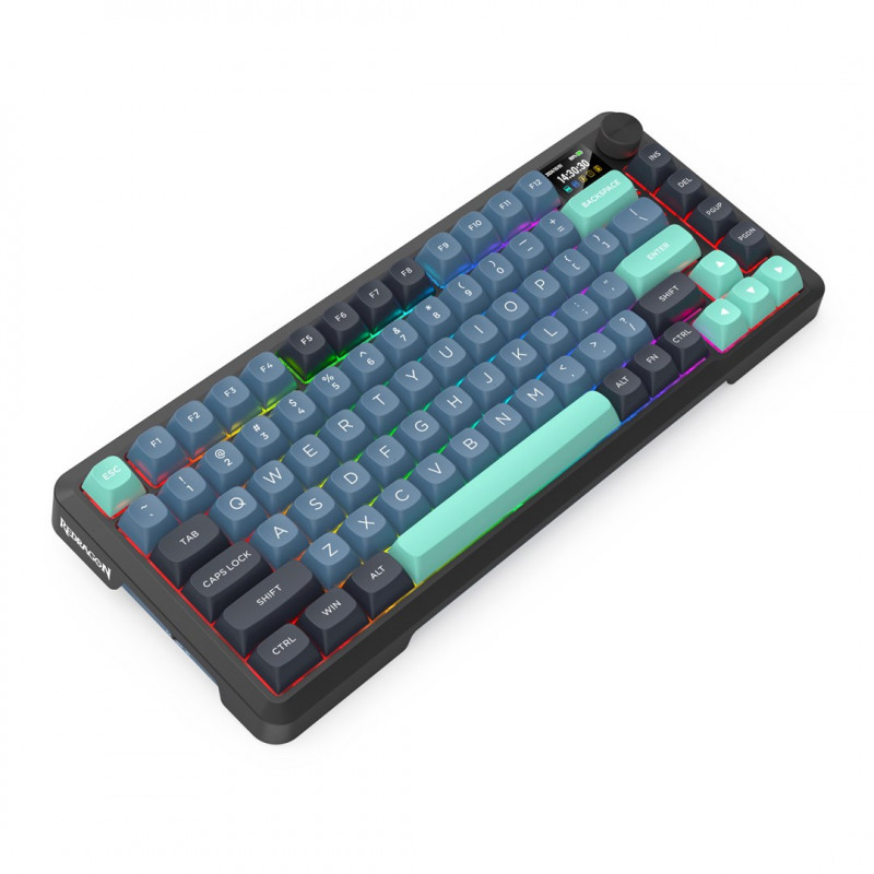 Redragon K724GBG-RGB-PRO Behemoth tastatūra spēlētājiem, 75 %, RGB