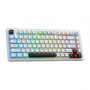 ONIKUMA MT501 balta tastatūra spēlētājiem, 75 %