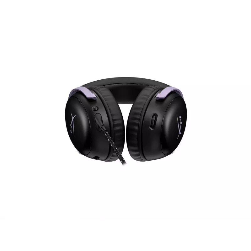 HyperX Cloud III austiņas spēlētājiem, melnā/lavandas krāsā