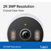 TP-Link Tapo C113 Wi-Fi novērošanas kamera iekštelpām un āra apstākļiem, 3 MP