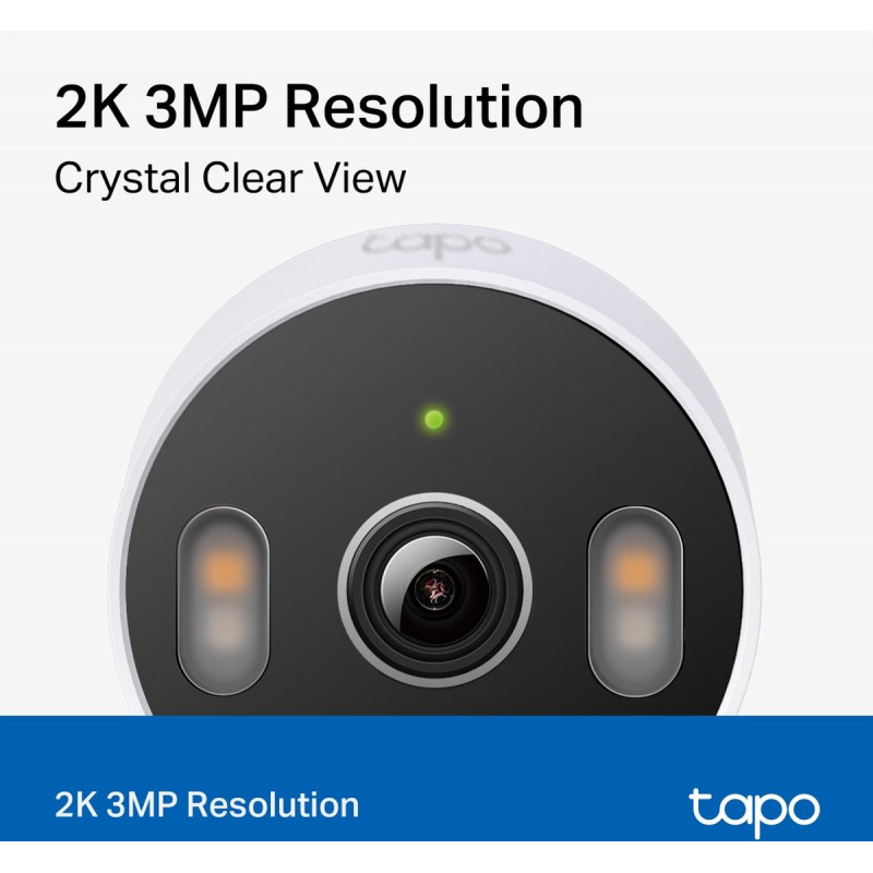 TP-Link Tapo C113 Wi-Fi novērošanas kamera iekštelpām un āra apstākļiem, 3 MP