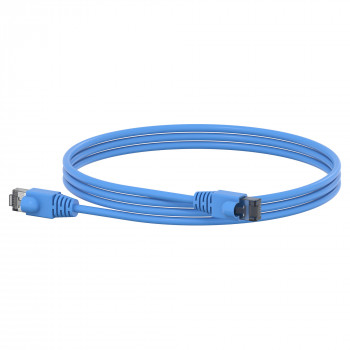 Striebel & John ZLPBL150 RJ45 savienojuma kabelis ar spraudņiem, zilā krāsā, 1500 mm