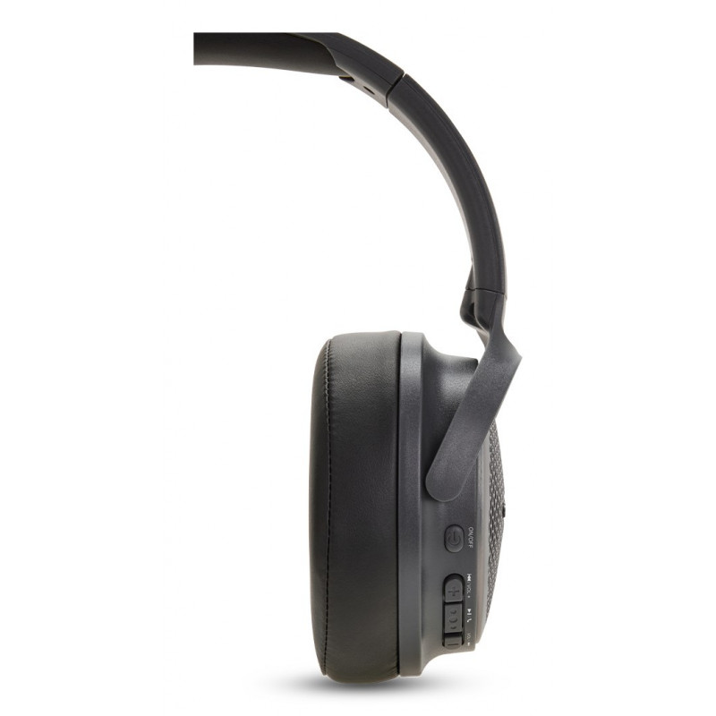 Aiwa HST-250BT bezvadu austiņas ar mikrofonu, pelēkas, 3,5 mm, Bluetooth 5.0