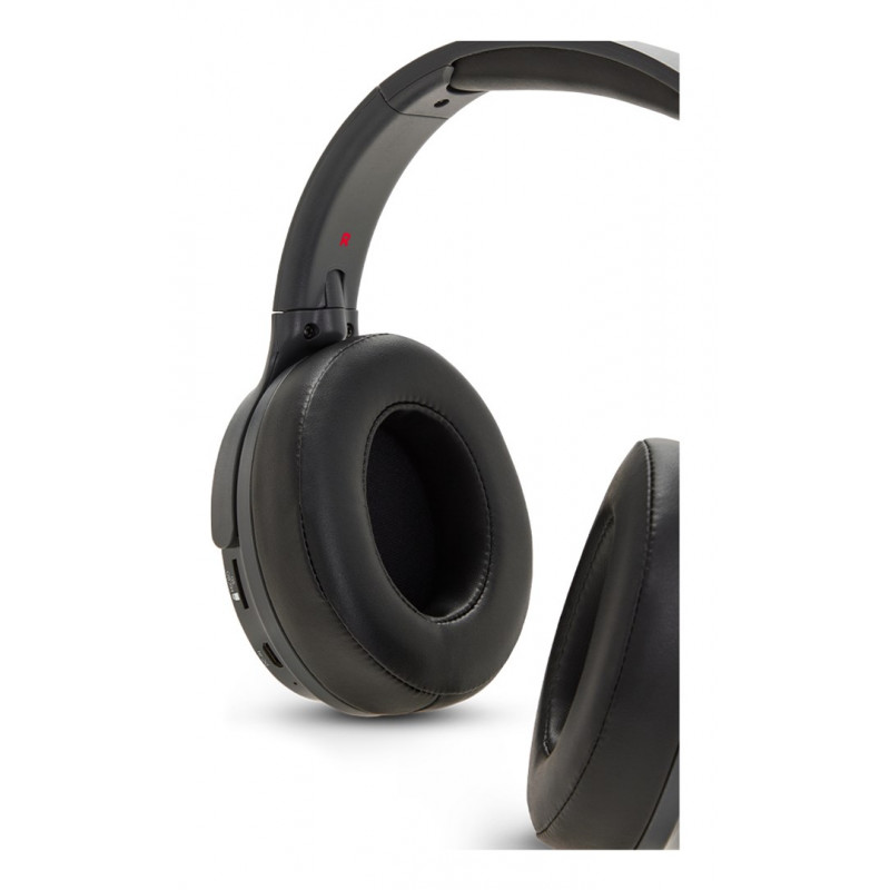 Aiwa HST-250BT bezvadu austiņas ar mikrofonu, pelēkas, 3,5 mm, Bluetooth 5.0