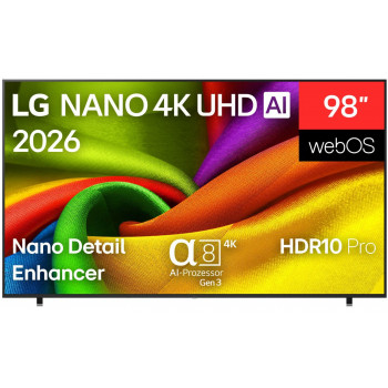 LG 98NU900B6LB 98 collu 4K Nano LED televizors