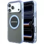 Mercedes AMG00121 AMG IML Transparent Bicolor Block MagSafe vāciņš tālrunim iPhone 18 Pro Max / 17 Pro Max, melns/zils