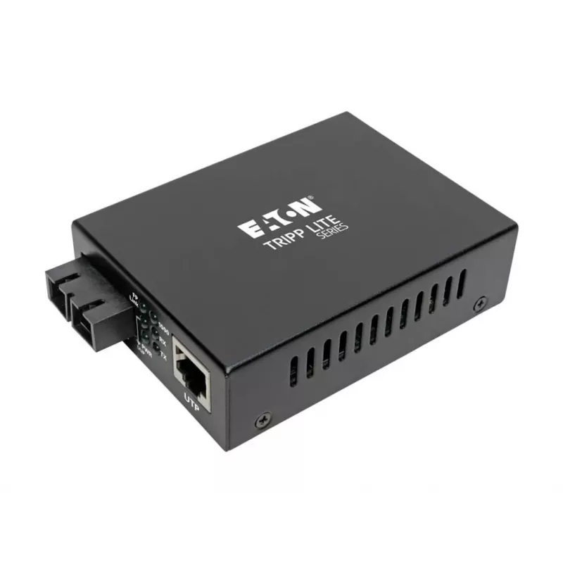 Tripp Lite N785-INT-SC-SM Gigabit vienmoda optiskās šķiedras un Ethernet konvertors, 10/100/1000, SC, 1310 nm, 20 km