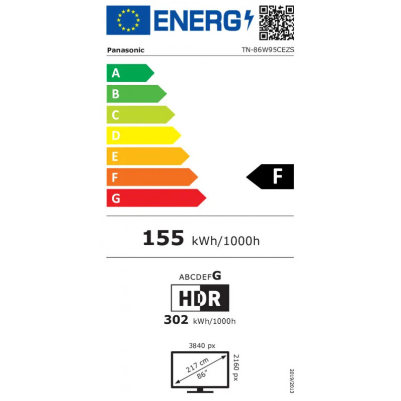 Panasonic TN-86W95CEZS 4K Ultra HD Mini-LED viedais televizors ar Google TV