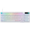 Logitech G316 X 75 mehāniskā spēļu tastatūra ar vadu, taktilā, balta, US International