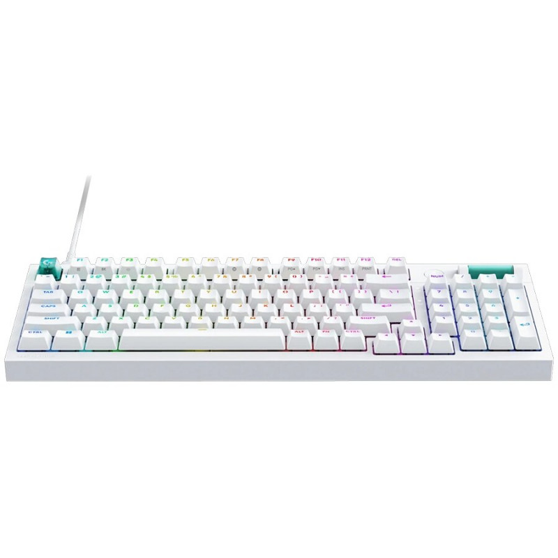 Logitech G316 X 75 mehāniskā spēļu tastatūra ar vadu, taktilā, balta, US International