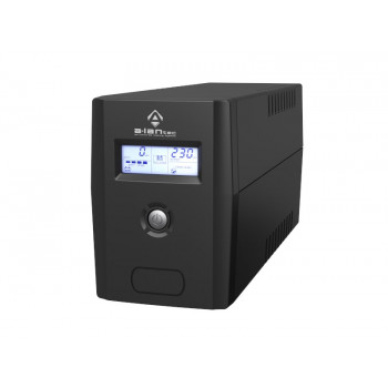 Alantec AP-BK800-02 nepārtrauktās barošanas ierīce UPS 800VA/480W, Tower, LCD, 2× CEE 7/3, USB, VRLA 1×9Ah