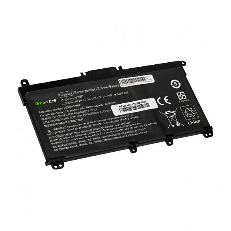 Green Cell GC-HP190 baterija HP portatīvajam datoram, 11,4 V, 4150 mAh