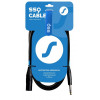 SSQ JSXM10 SS-1462 audio vads, Jack stereo - XLR 3 kontaktu spraudnis, 10 m, melns