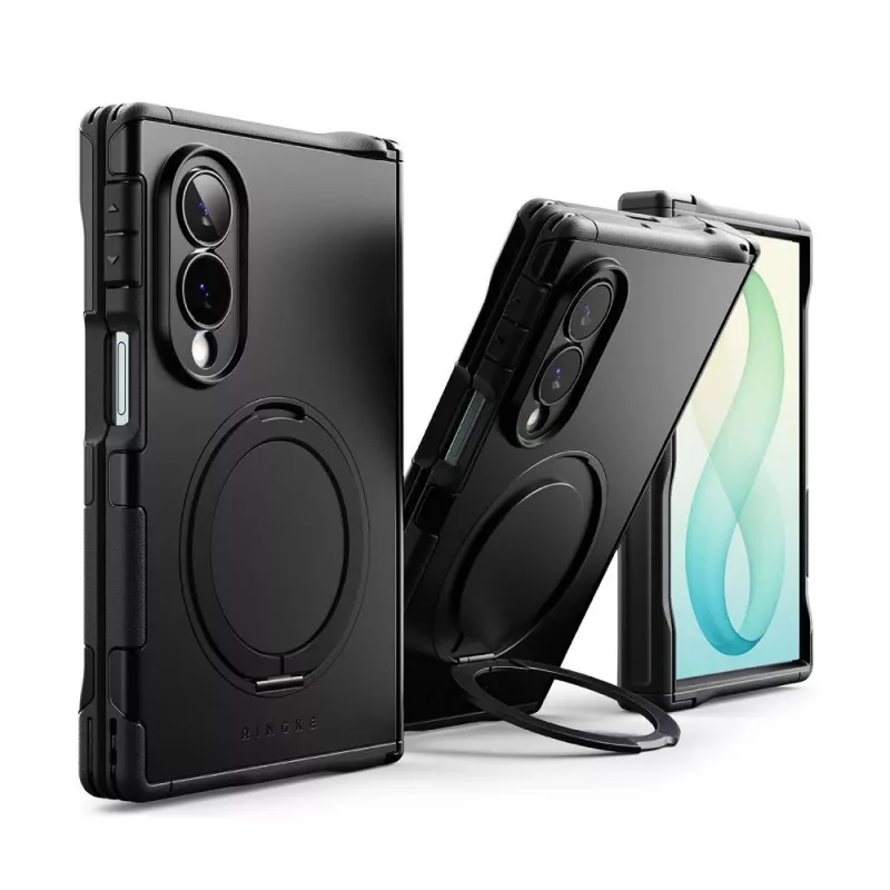 Ringke Alles Magnetic MagSafe viedtālruņa piederums Galaxy Z Fold 8, melnā krāsā
