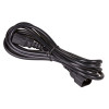 Akyga AK-PC-111A CCA barošanas pagarinātājvads, 3x0,5 mm², IEC C13 / IEC C14, 5 m, melns
