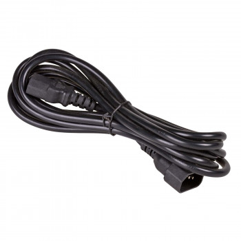 Akyga AK-PC-111A CCA barošanas pagarinātājvads, 3x0,5 mm², IEC C13 / IEC C14, 5 m, melns