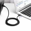 Ugreen US135 USB 2.0 A-B kabelis printerim, apzeltīts, 1 m, melns