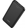 Veger A10 (W1065) pārnēsājamais akumulators, 10000 mAh, 5 V 2 A, melnā krāsā