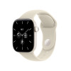 Apple Watch Series 12 GPS + Cellular 42 mm viedpulkstenis, pērļu baltais keramikas korpuss, smilškrāsas sporta siksniņa, M/L