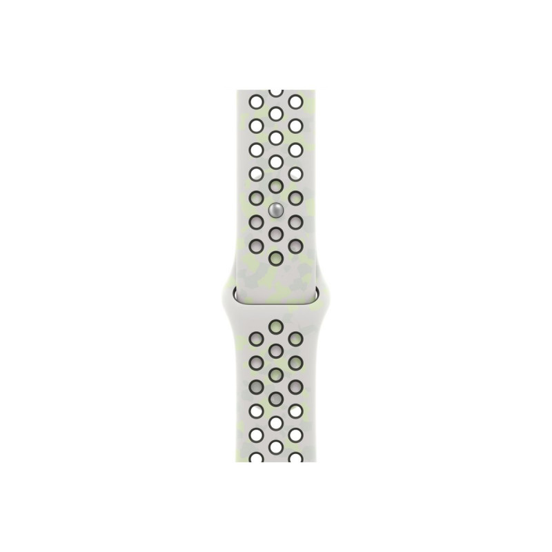 Apple Nike Sport Band sporta siksniņa pulkstenim Apple Watch 46 mm, Essential White, M/L, MKTR4ZM/A