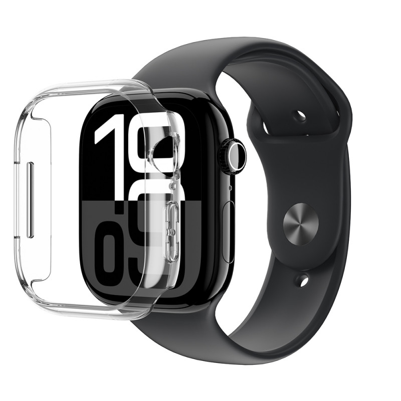 AmazingThing Minimal Case vāciņš Apple Watch 46 mm pulkstenim, caurspīdīgs