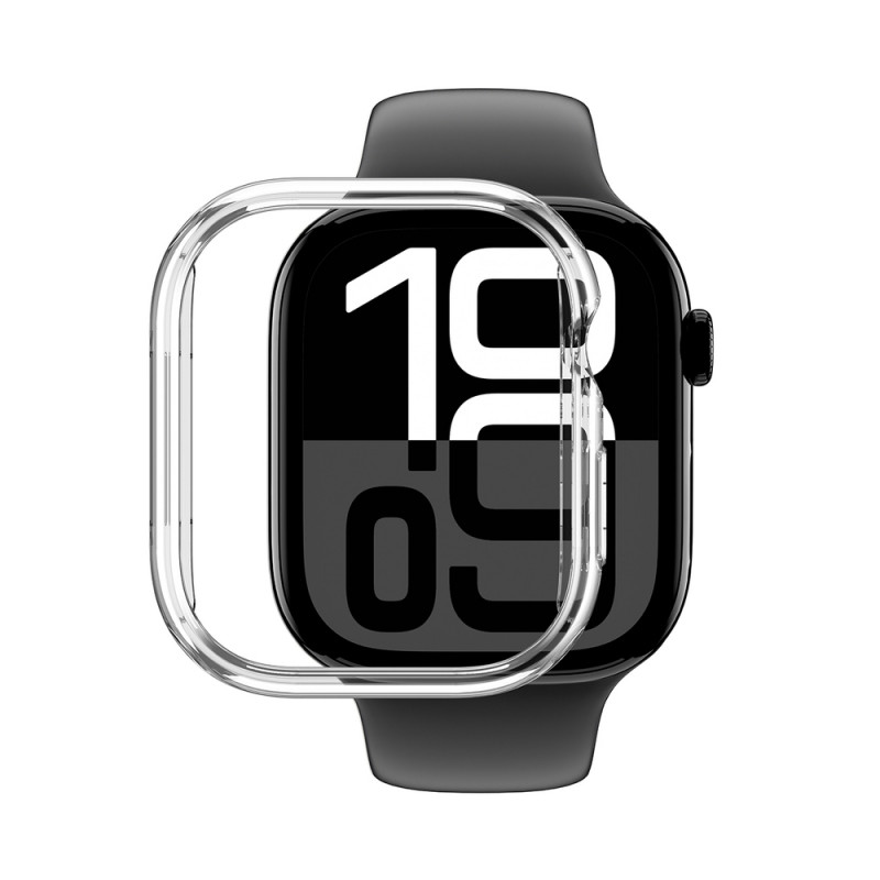 AmazingThing Minimal Case vāciņš Apple Watch 46 mm pulkstenim, caurspīdīgs