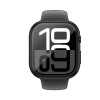 AmazingThing Radix Glass vāciņš Apple Watch 42 mm pulkstenim, rūdīts stikls, melns