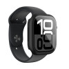 AmazingThing Radix Glass vāciņš Apple Watch 42 mm pulkstenim, rūdīts stikls, melns