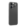 AmazingThing AR Aluminum 3 Lens Glass kameras objektīvu aizsargs ar rāmi iPhone 16 Pro / 16 Pro Max tālruņiem, melns