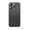 AmazingThing AR Aluminum 3 Lens Glass kameras objektīvu aizsargs ar rāmi iPhone 16 Pro / 16 Pro Max tālruņiem, melns