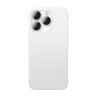 AmazingThing AR Aluminum 3 Lens Glass kameras objektīvu aizsargs ar rāmi iPhone 16 Pro / 16 Pro Max tālruņiem, sudraba krāsas